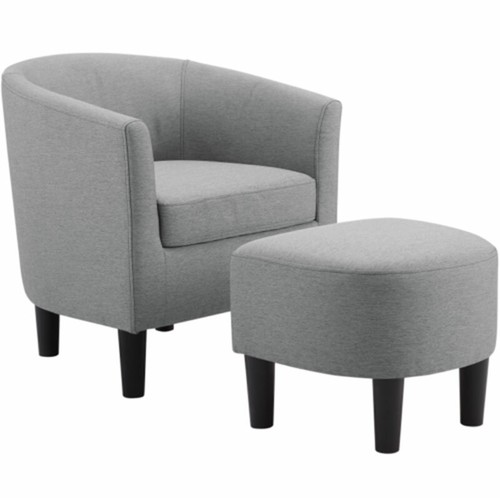 accent arm chair with ottoman